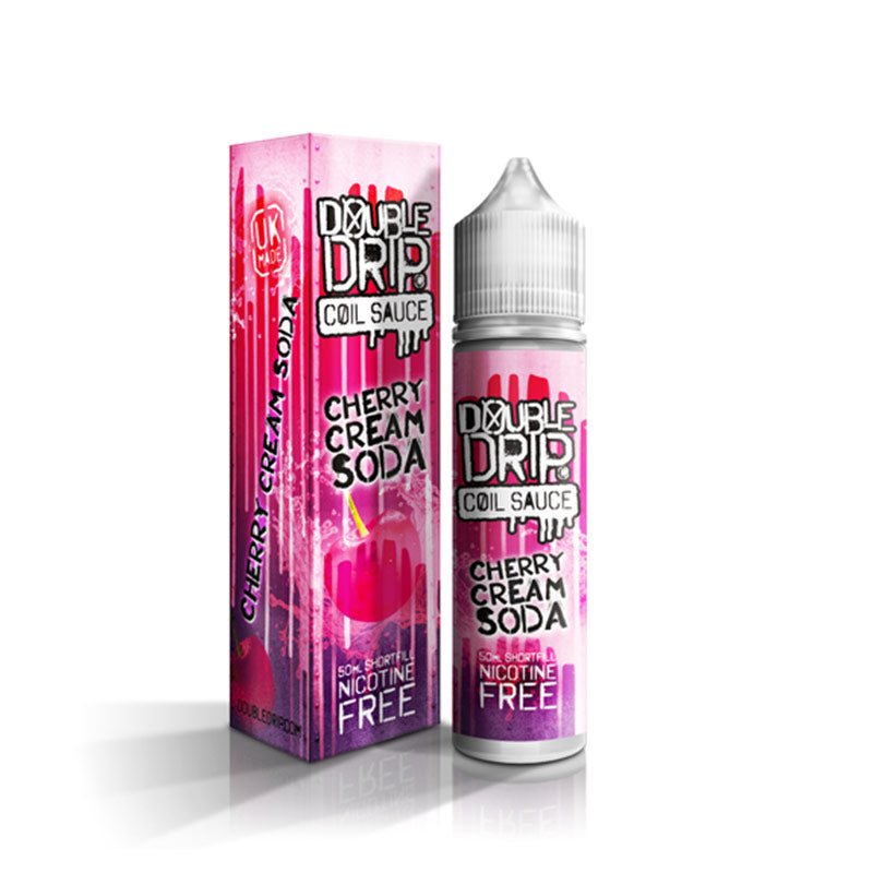 Double Drip Cherry Cream Soda Shortfill E-Liquid 50ml