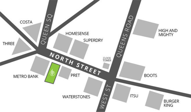 Brighton Just Vape Wholesale Map