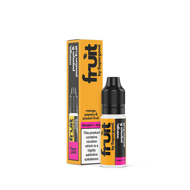 Fruit by Supergood Mango Papaya & Passion Fruit 10ml Nic Salts E-Liquid