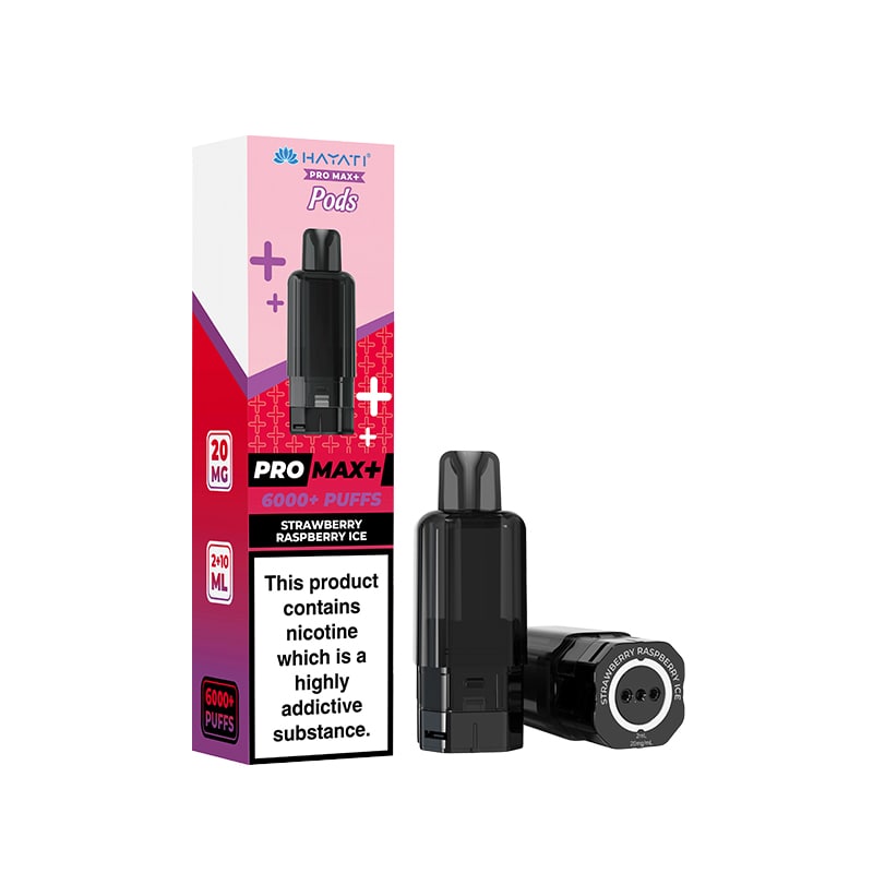 Hayati Pro Max Plus Strawberry Raspberry Ice Prefilled Pod + Refill
