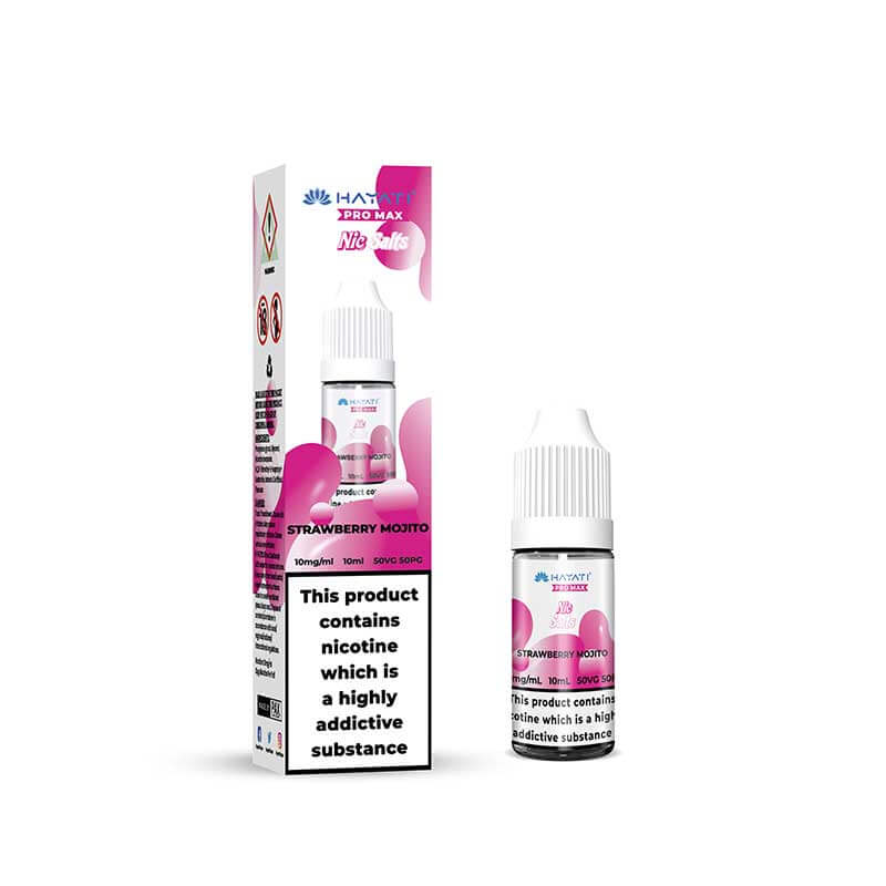 Hayati Pro Max Strawberry Mojito Nic Salt E-Liquid 10ml