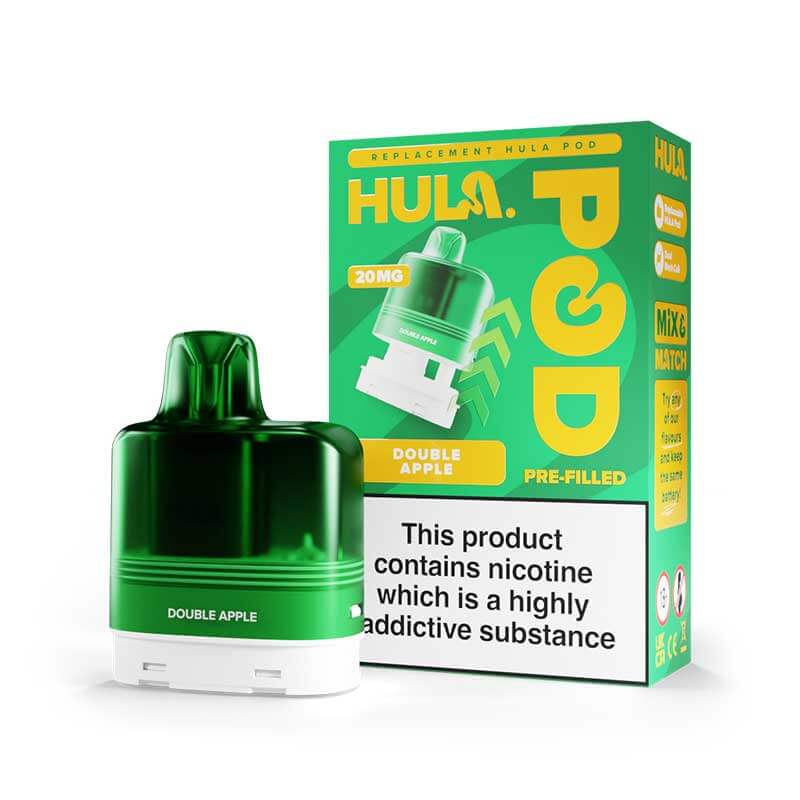 Hula 7000 Double Apple Prefilled Vape Pod + Refill