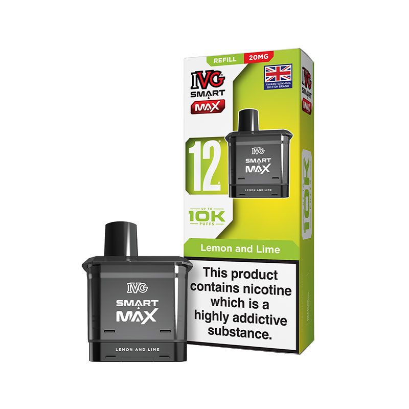 IVG Smart Max Lemon & Lime Prefilled Vape Pod + Refill