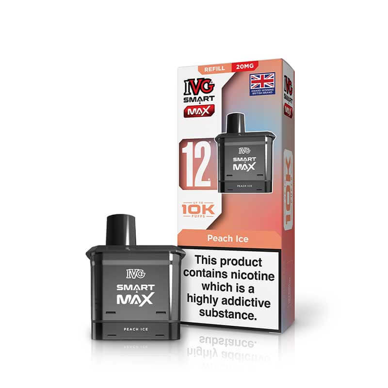 IVG Smart Max Peach Ice Prefilled Vape Pod + Refill