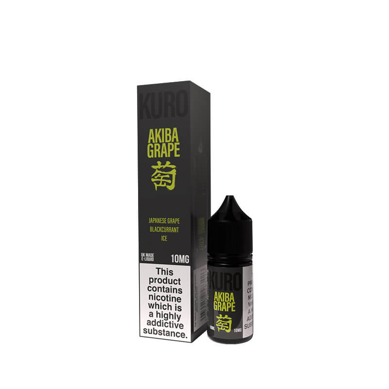 Kuro Akiba Grape Nic Salts 10ml E-Liquid By Riot