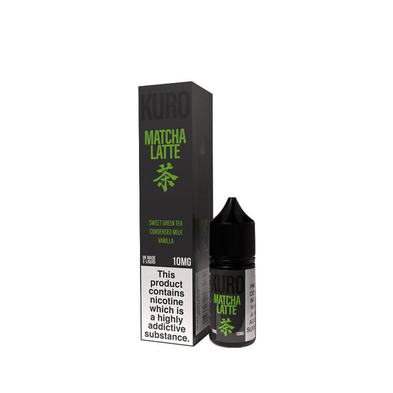 Kuro Matcha Latte Nic Salts 10ml E-Liquid By Riot