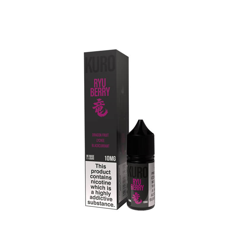 Kuro Ryu Berry Nic Salts 10ml E-Liquid By Riot