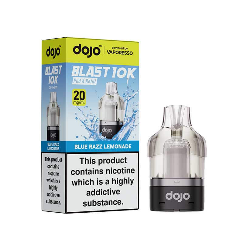 Vaporesso DOJO Blast Pod & Refill For 10K or 30K Device - Blue Razz Lemonade