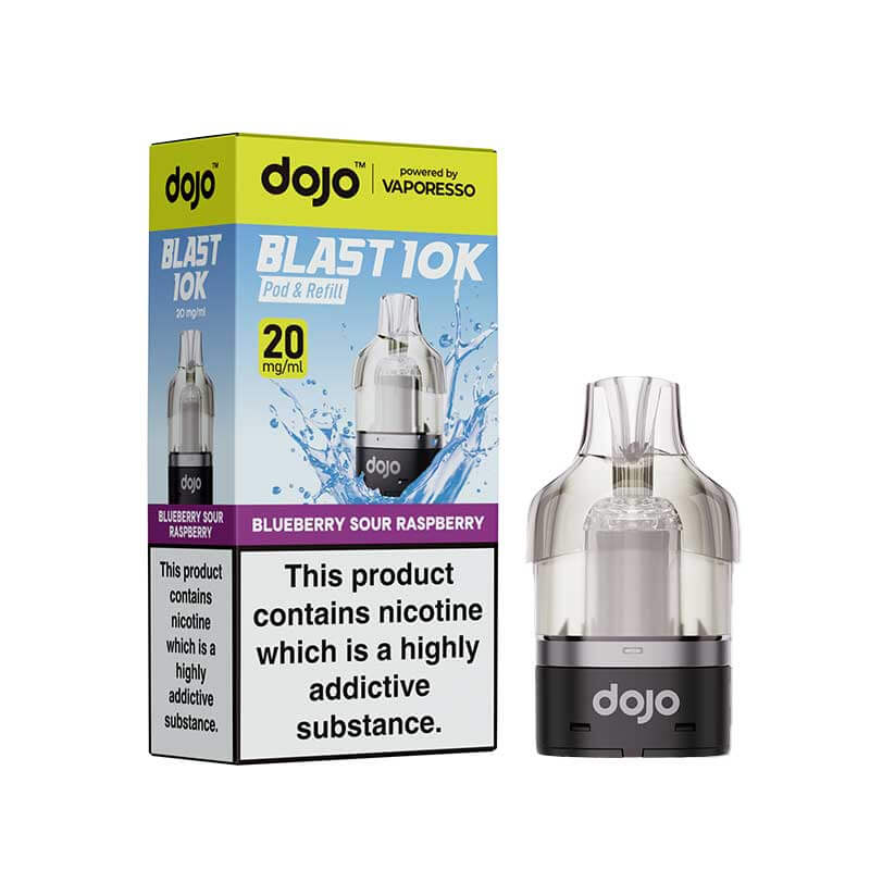 Vaporesso DOJO Blast Pod & Refill For 10K or 30K Device - Blueberry Sour Raspberry
