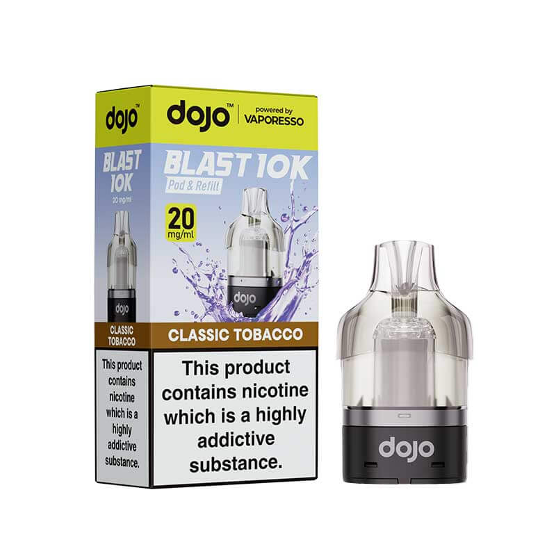 Vaporesso DOJO Blast Pod & Refill For 10K or 30K Device - Classic Tobacco