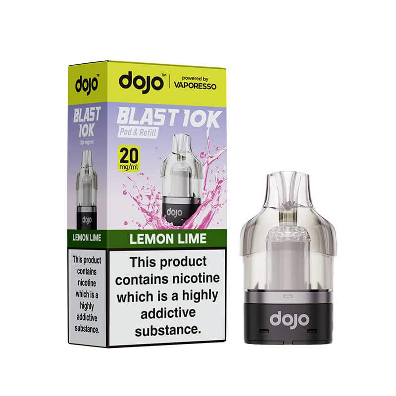 Vaporesso DOJO Blast Pod & Refill For 10K or 30K Device - Lemon Lime