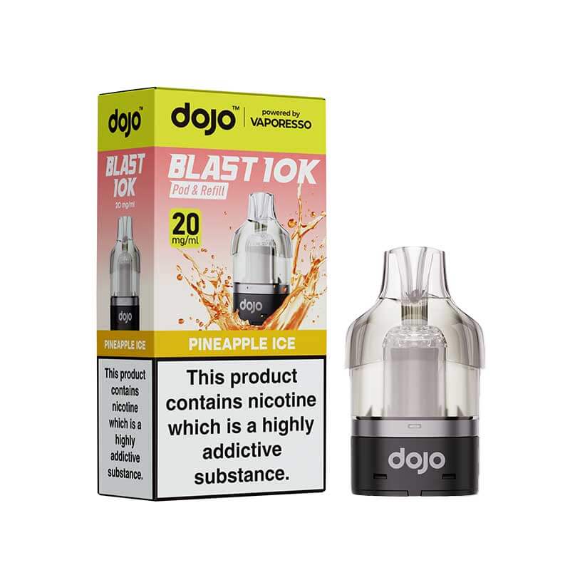 Vaporesso DOJO Blast Pod & Refill For 10K or 30K Device - Pineapple Ice