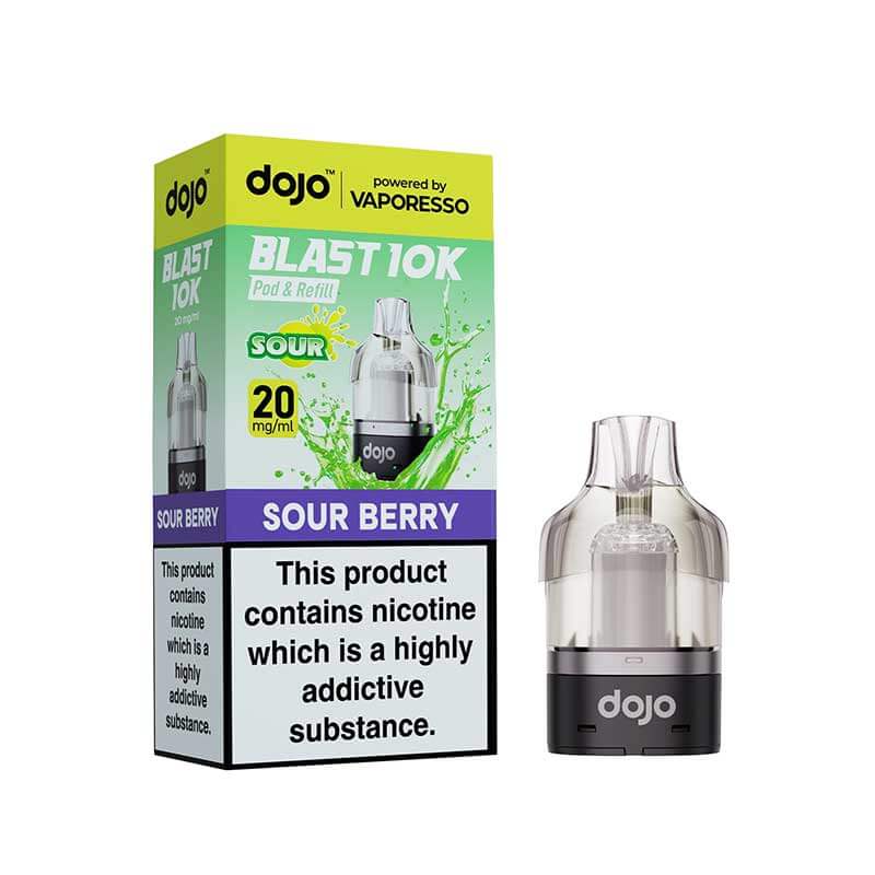Vaporesso DOJO Blast Pod & Refill For 10K or 30K Device - Sour Berry