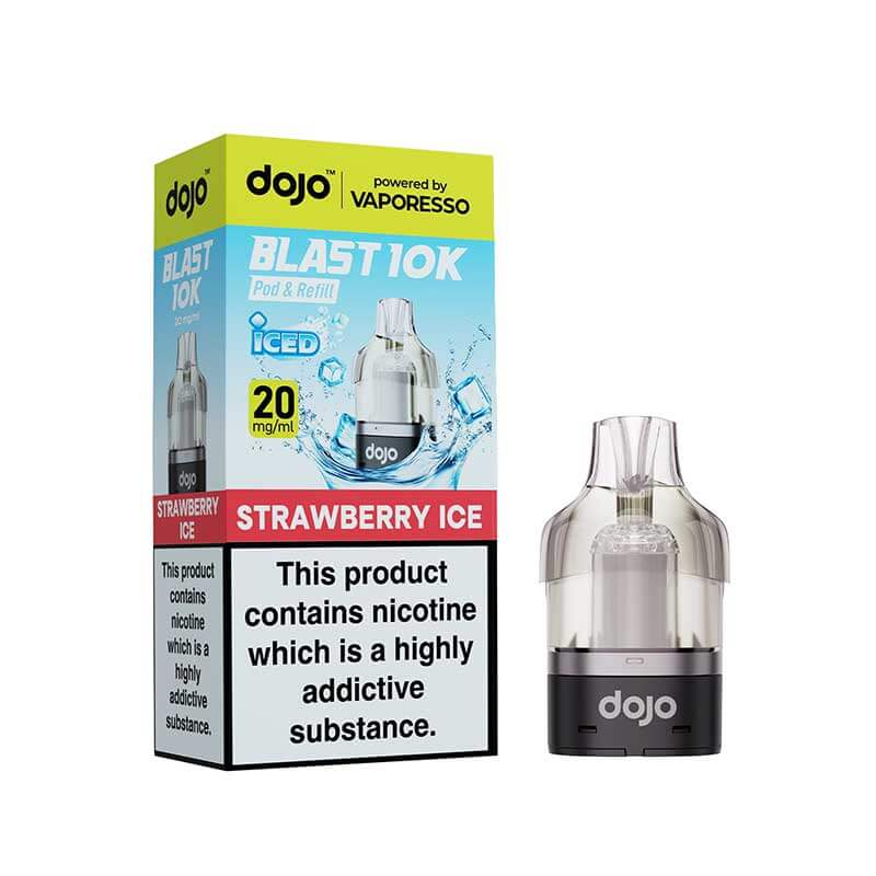 Vaporesso DOJO Blast Pod & Refill For 10K or 30K Device - Strawberry Ice
