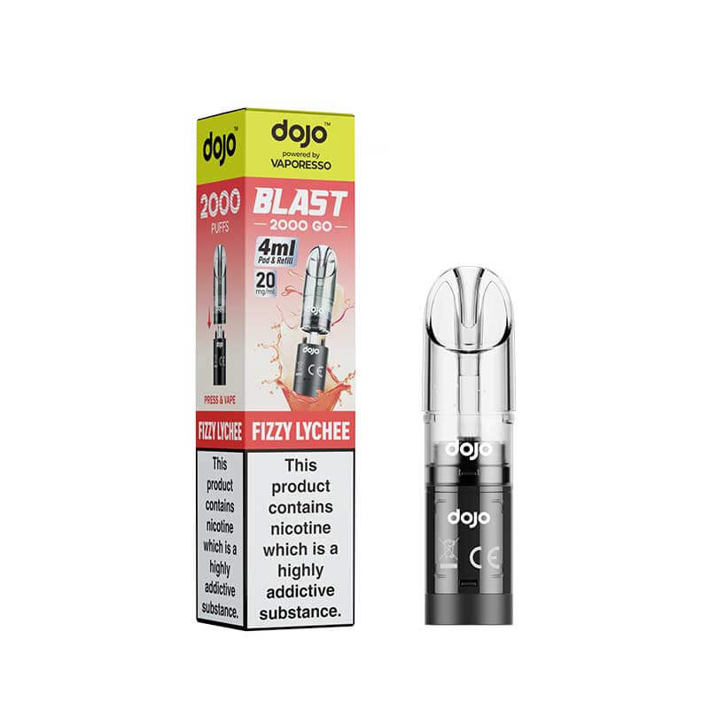 Vaporesso DOJO Blast 2000 Go Fizzy Lychee Prefilled Pod & Refill